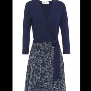 Diane von Furstenberg wrap dress long sleeve